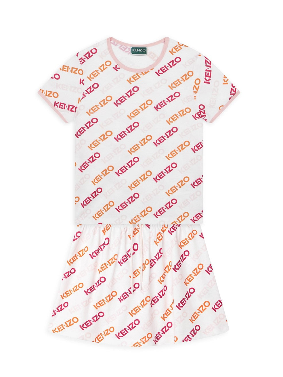 Fund me logo-Mini skirt logo printed-Kenzo