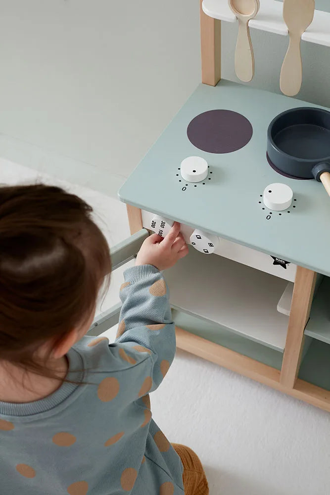 Play kitchen green /Kuzhina e drurit-Kids Concept