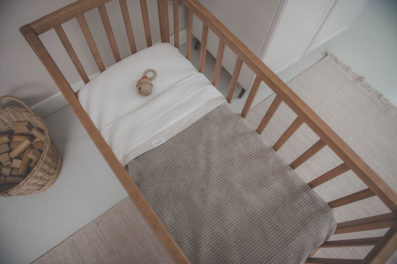 Batanije Vik \Bassinet blanket flannel clay-Koeka