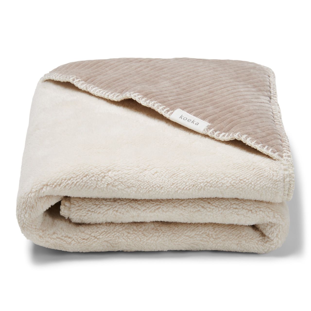 Mbeshtjelles pellushi ngjyre kaf/ Wrap towel teddy vik clay-Koeka