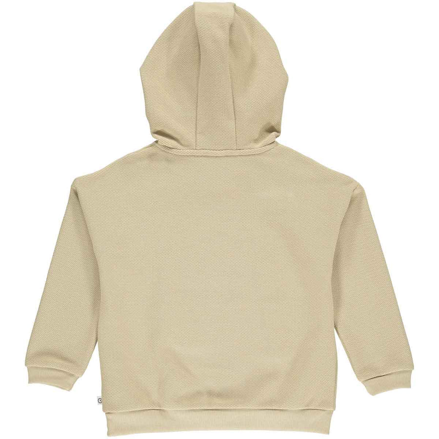 Hudi me kapuç bezhe/INTERLOCK sweat hoodie- Müsli