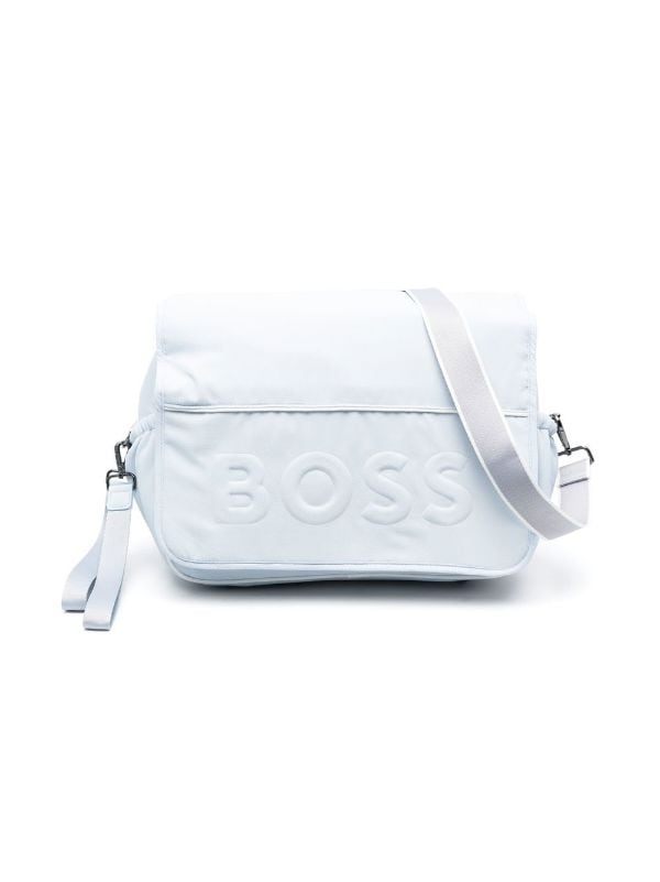Çantë per bebin-baby changing bag logo embossed-Boss
