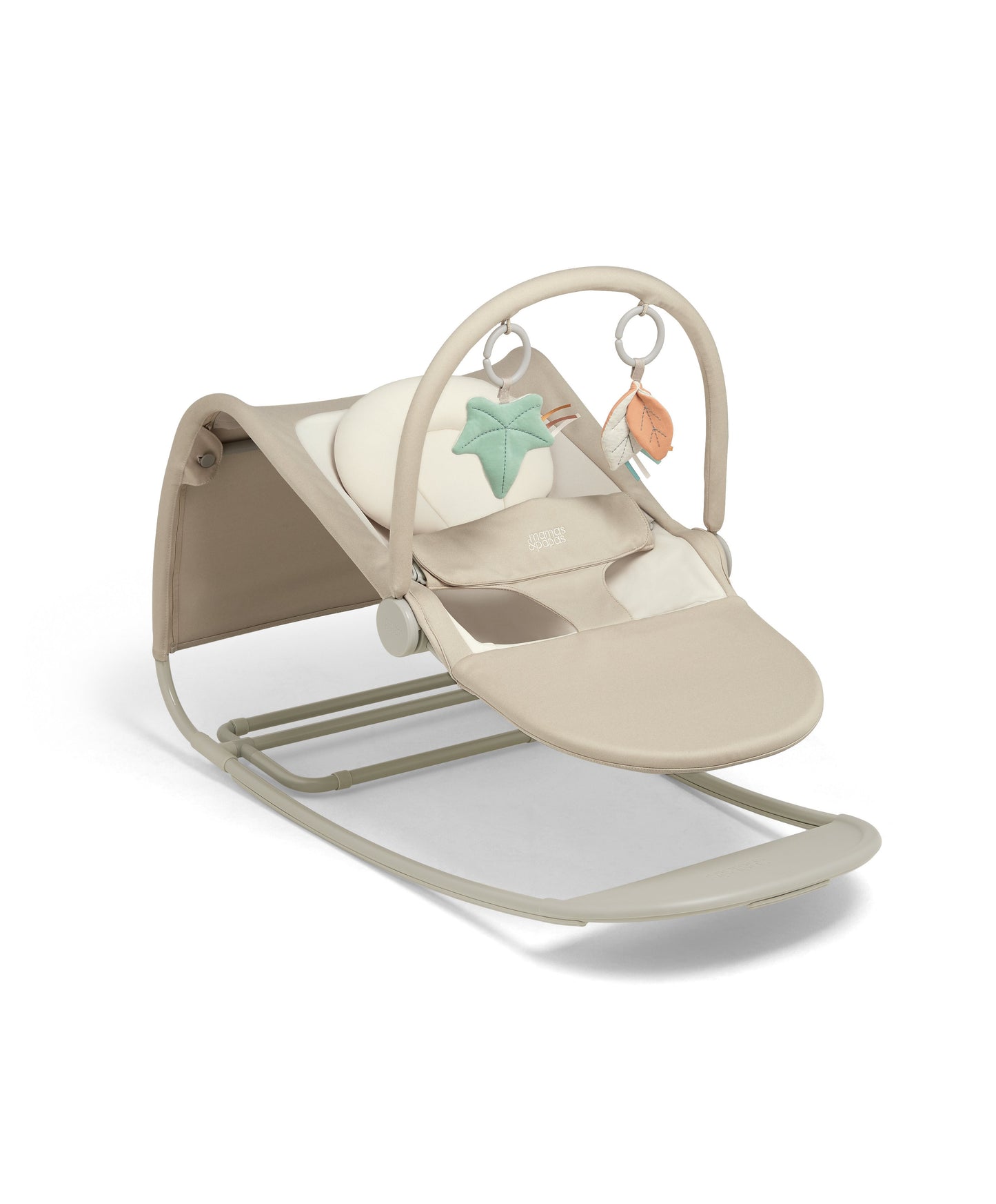 Lekundese dhe relakse Tempo/Tempo 3-in-1 Rocker / Bouncer - Sand-Mamas&Papas