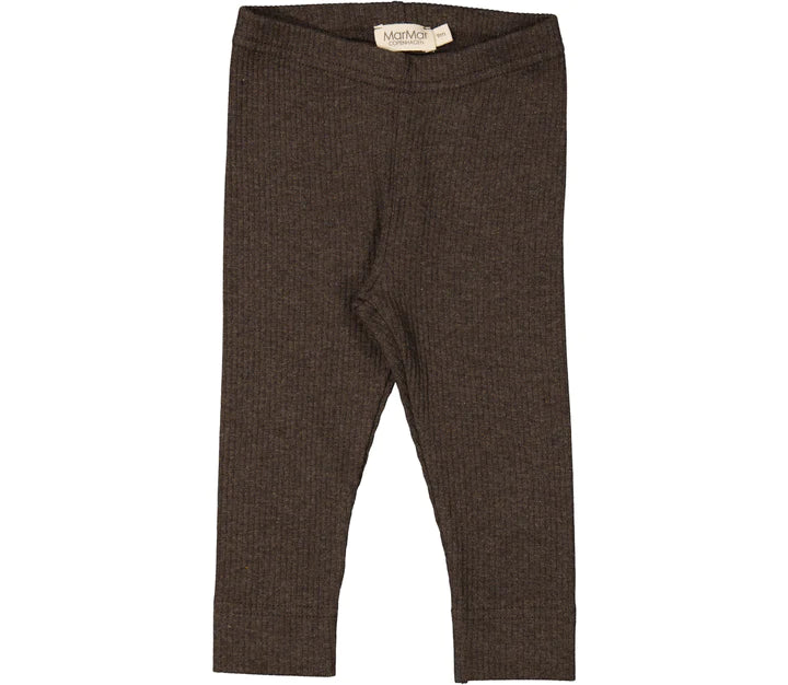 Tuta te thjeshta\Leg, Leggings - Deep Choco mel.- Marmar