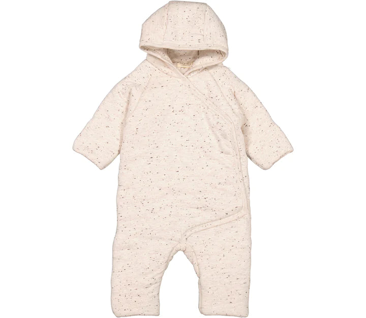 Palicete e trashe me pika\ Roz, Romper with filling Beige Mel. Nebs-Marmar