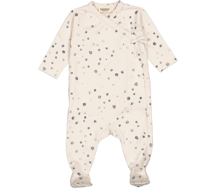 Badi paliceta me topa me kembe\rubetta modal smoth print body and romper marbles- Marmar