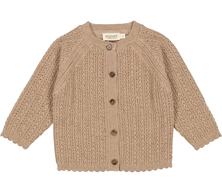 Bluze me thurje dhe kopsa\Totti, Cardigan Driftwood Mel.-Marmar