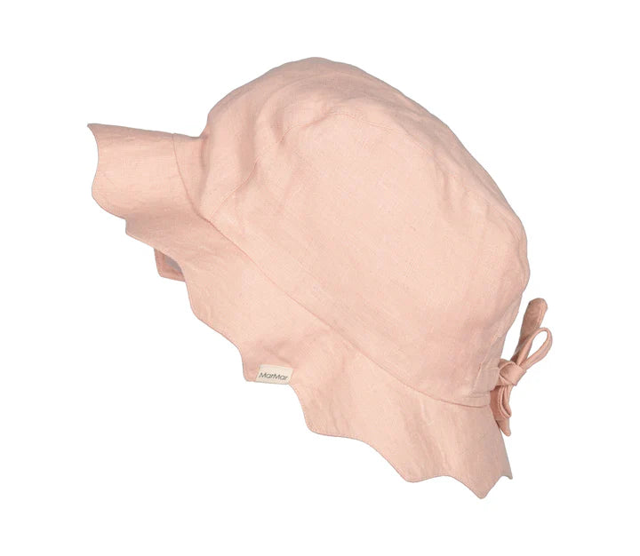 Kapele lino roze /Alba Scallop, Hat - Light Cheek/MarMar