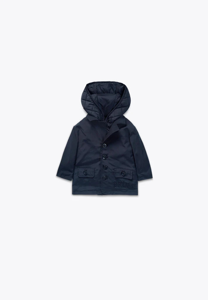 Xhup me kapuç dhe jelek të shkëputshëm/ Trench con Cappuccio e Gilet Staccabile/ Brums