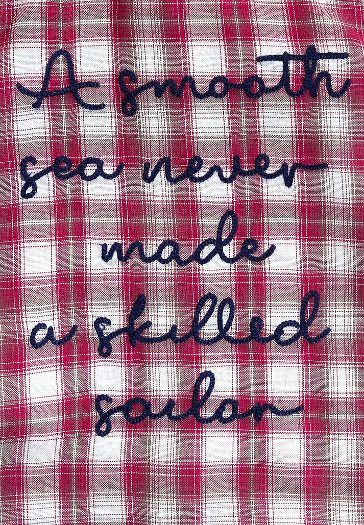 Kemishe me kuadrata/Camicia a Quadri Tinto Filo/Brums