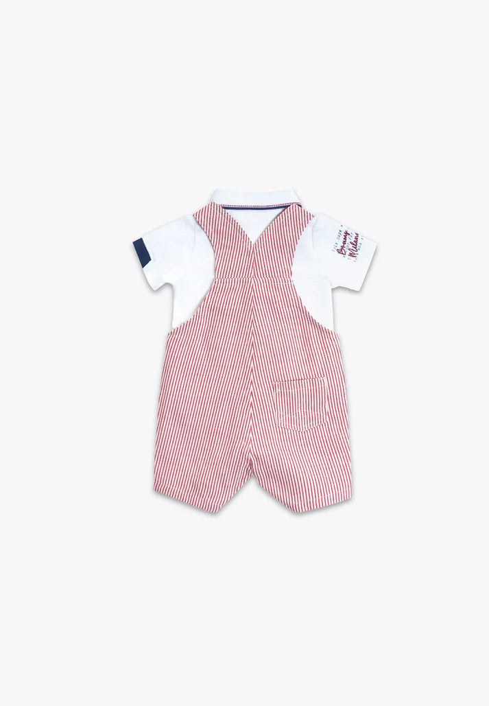 Kostume 2 pjese: Bluze dhe paliceta/Completo 2 Pezzi in Drill: Polo e Salopette/Brums