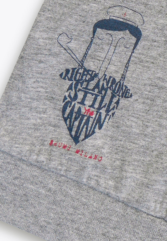 Bluze me jelek falso/T-Shirt con Finto Gilet in Jersey/Brums