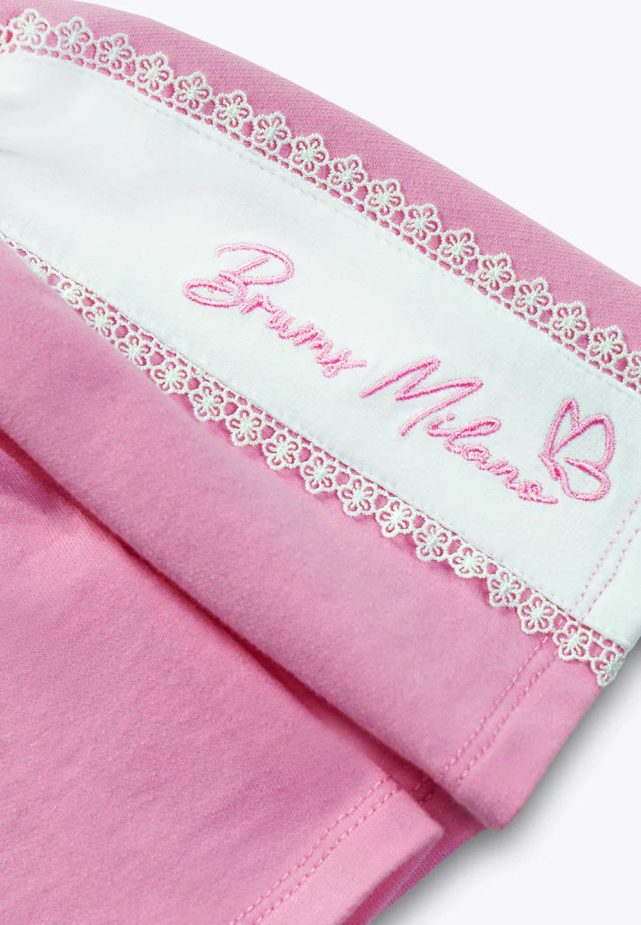 Fund roze/ Gonna in Felpina BCI/ Brums