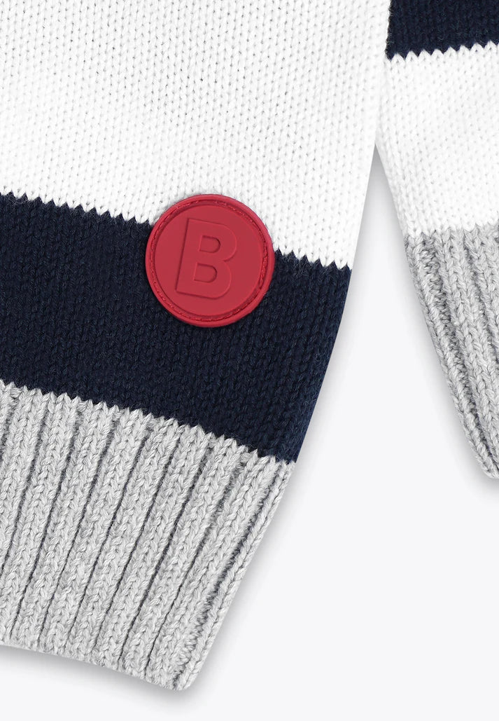 Triko e hapur me kopsa/ Cardigan Rigato in Tricot/ Brums
