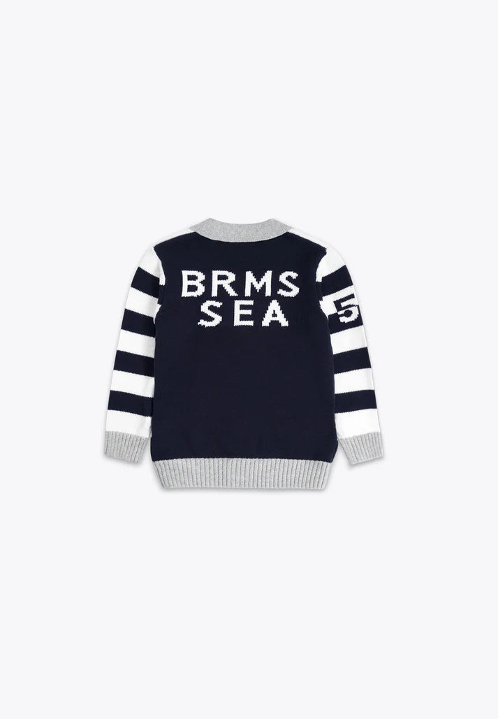 Triko e hapur me kopsa/ Cardigan Rigato in Tricot/ Brums