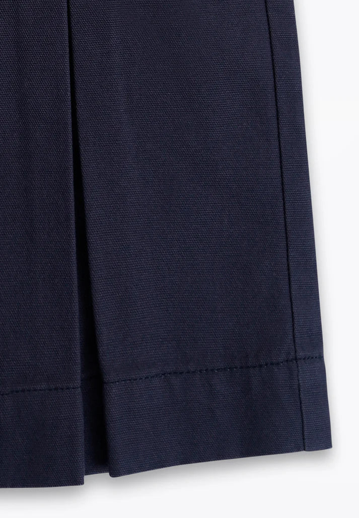 Pantallona blu me kopsa/Pantalone in Canvas/Brums