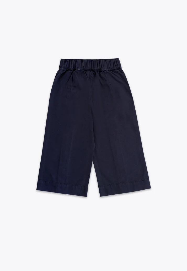 Pantallona blu me kopsa/Pantalone in Canvas/Brums