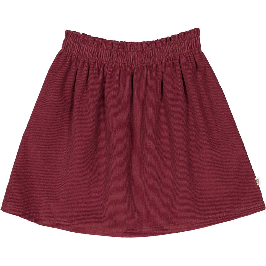Fund kadife vishnje/CORDUROY skirt- Müsli
