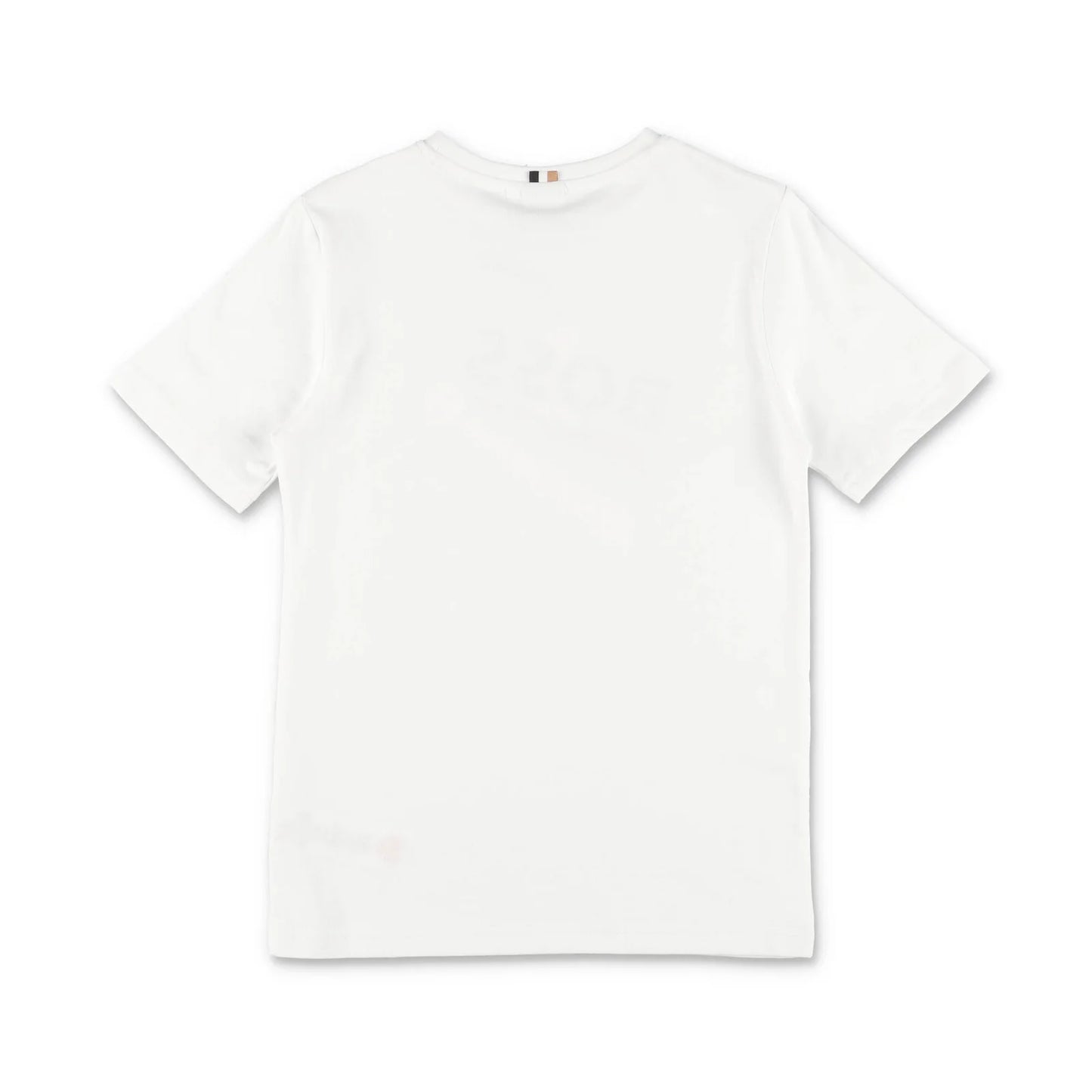 Bluze me menge te shkurtra e bardhe me top tenisi/White logo Printed T-Shirt-Boss