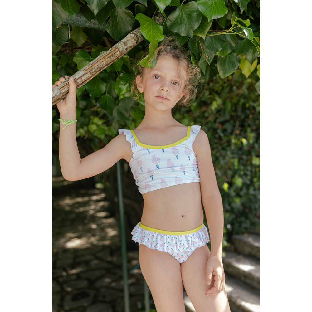 Bikini me akullore /Apple Ice Cream Two-Piece Swimsuit -Paper Boat