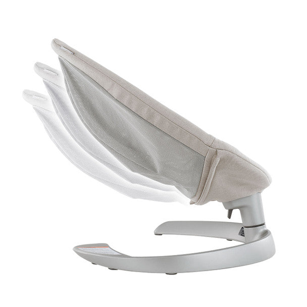 Lekundese me lodra/Nuna LEAF Grow Baby Seat w/ Toy Bar in Driftwood-Nuna