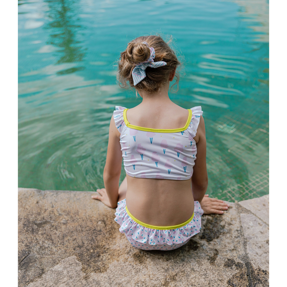 Bikini me akullore /Apple Ice Cream Two-Piece Swimsuit -Paper Boat