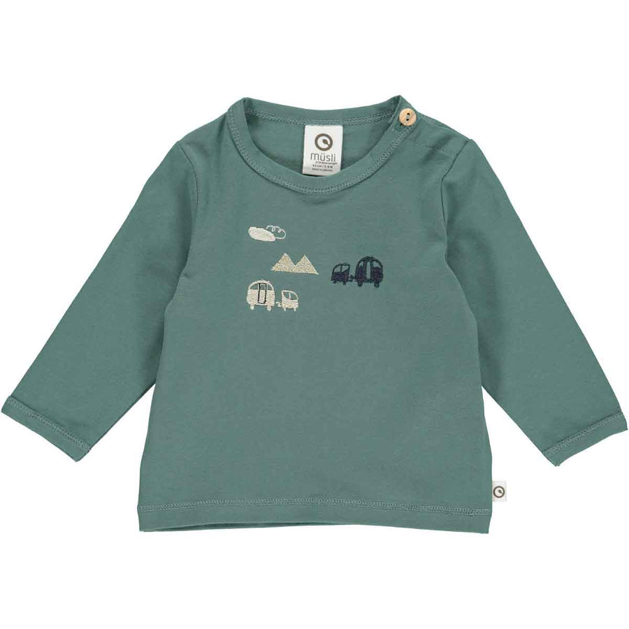 Triko me makina/ CARAVAN top with applique- Müsli