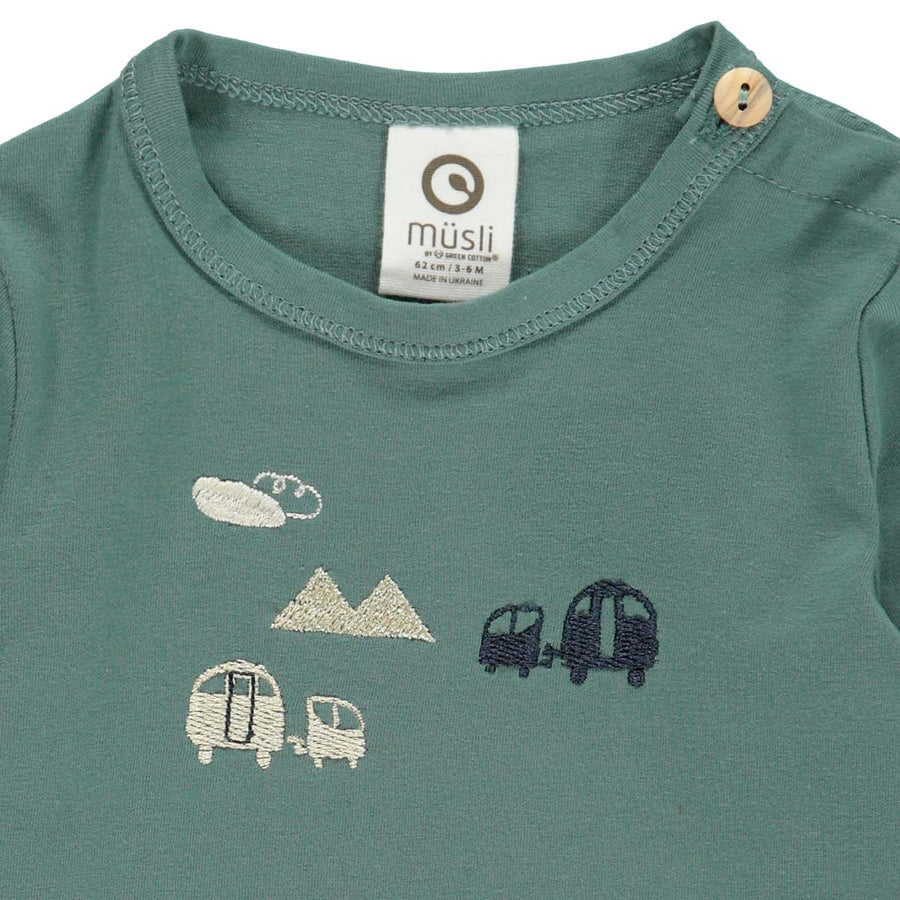 Triko me makina/ CARAVAN top with applique- Müsli