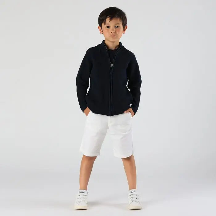Pantallona të shkurtra/Bermuda da bambino in gabardina leggera/Melby