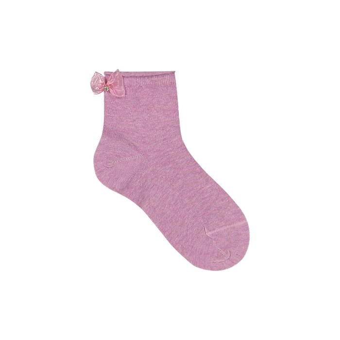 Çorape e shkurtër me fiongo/Calzino corto con fiocco/Melby