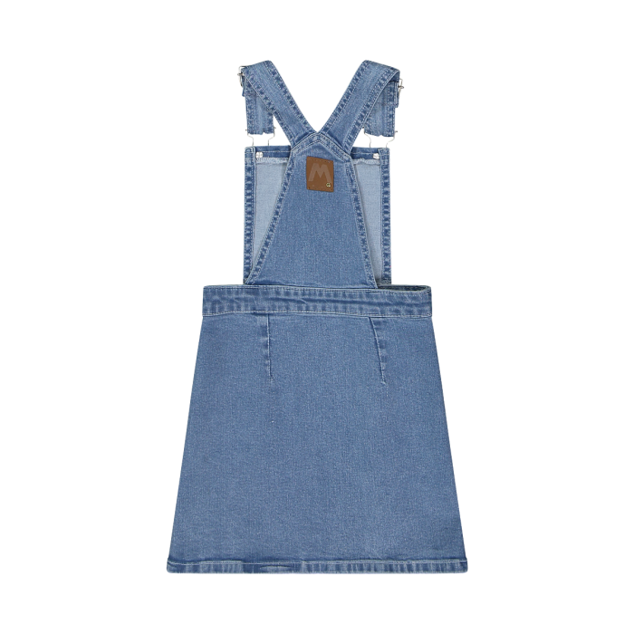Kominoshe fund xhins për vajza/Salopette in denim da bambina/Melby