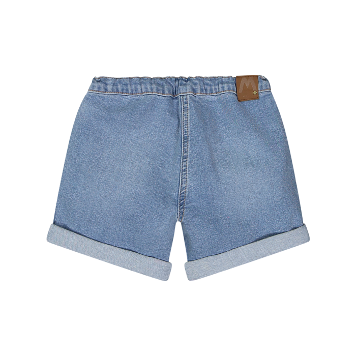 Pantallona të shkurtra bermuda elastike/Bermuda in tessuto stretch da bambina/Melby