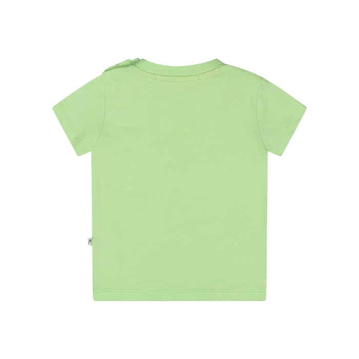Bluzë jeshile e hapur me mëngë të shkurtra për djem/T-shirt a maniche corte per baby boy/Melby