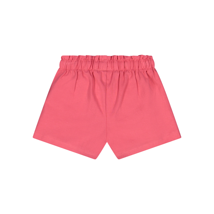 Pantallona roze të shkurtra jersey për vajza/Shorts da bambina in jersey stretch/Melby