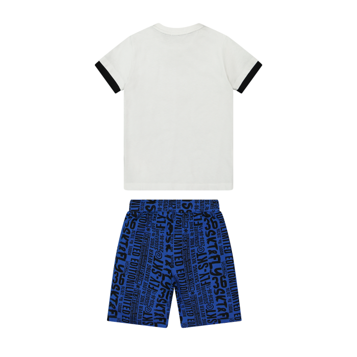 Kostume dy pjese per djem me mëngë të shkurtra/Completo in jersey da bambino/Melby
