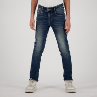 Pantallona Jeans Skinny / Amos Deep Dark - Vingino