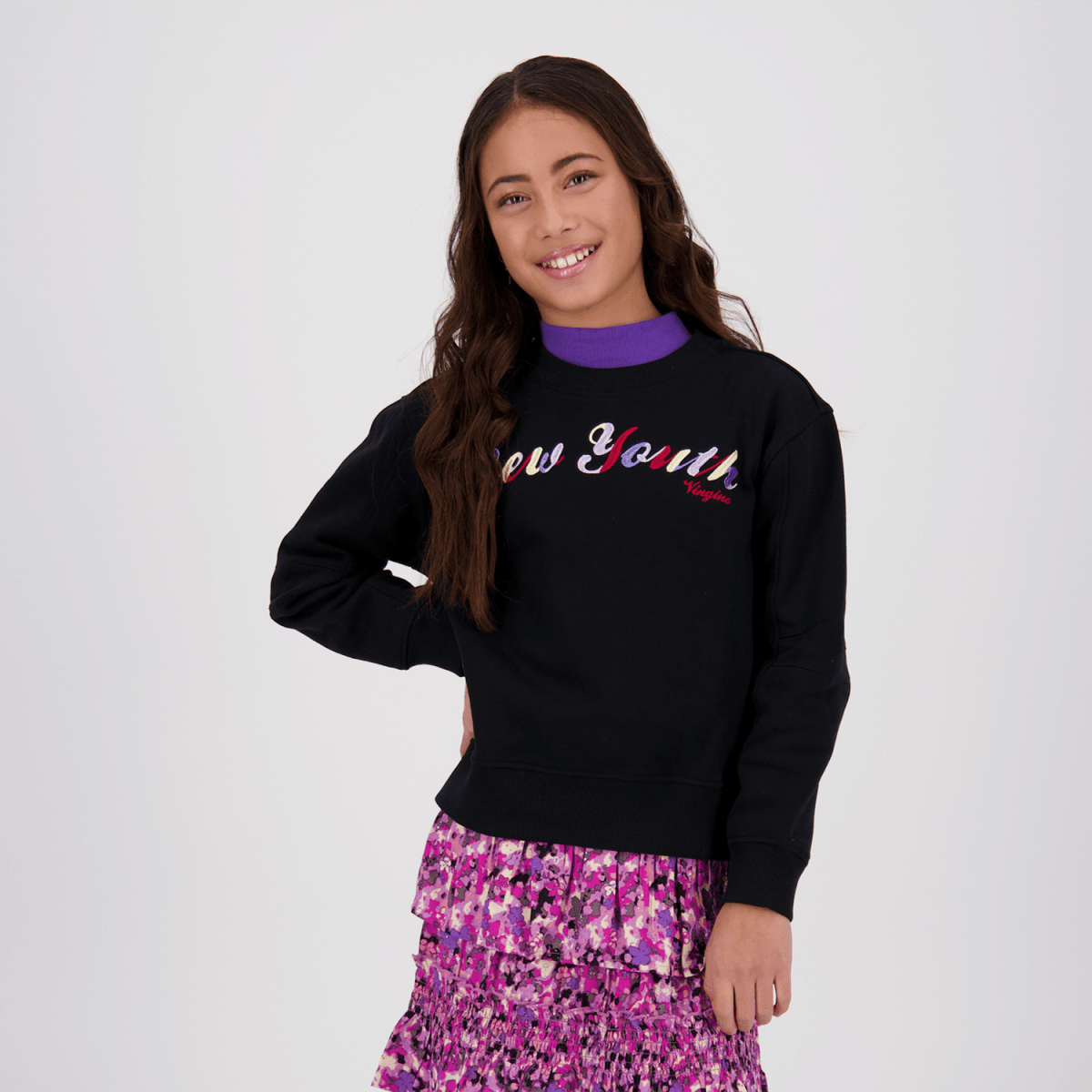 Bluze lejla e erret/-G basic tee tnls passion purple-Vingino