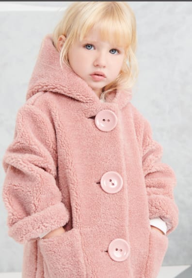 Pallto roze me kapuç/ Golosa Coat/ Elsy