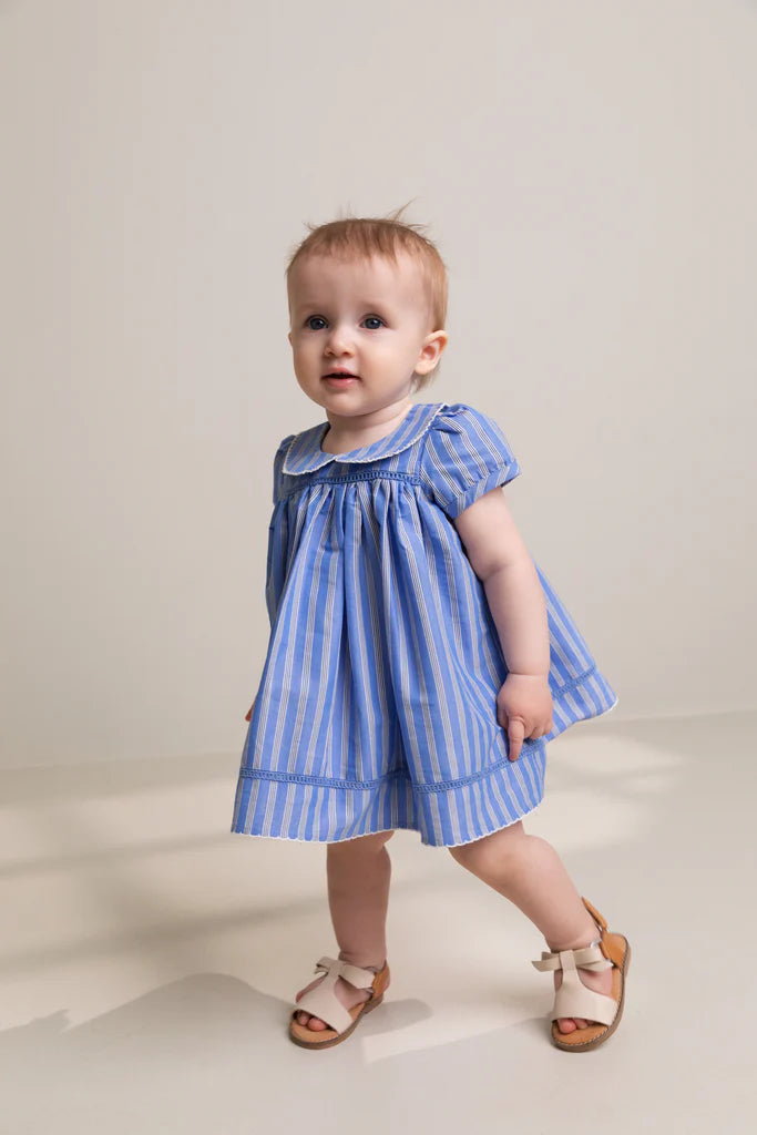 Fustan Dulla /Dulla, Dress - Cornflower Stripe/MarMar