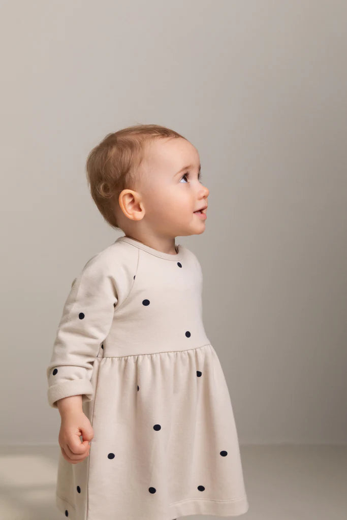 Fustan me mëngë të gjata/Day LS, Sweat Dress - Night Dot/MarMar