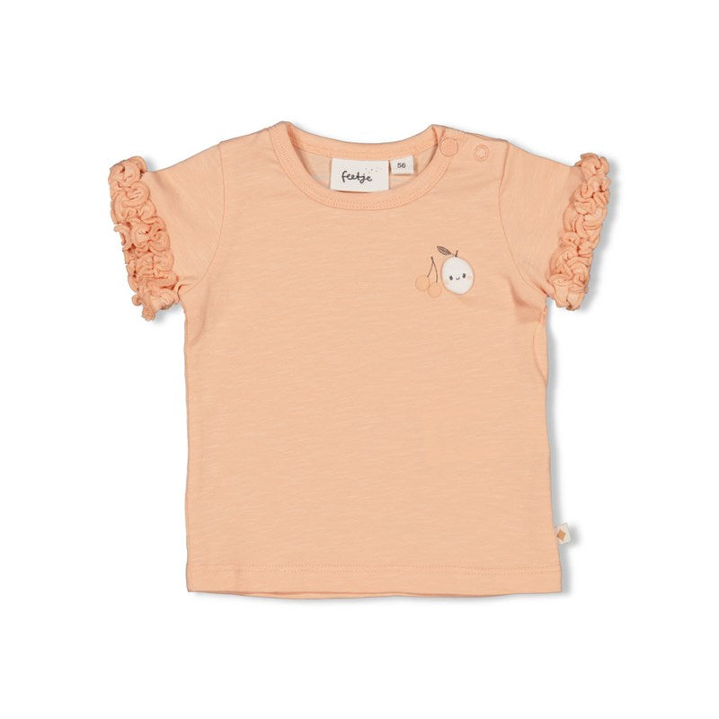 Bluze me menge te shkurtra me rrudha/ T-shirt - Cutie Fruity/ Feetje