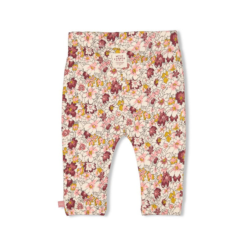 Pantallona te gjata me lule/ Trousers AOP - Wild Flowers/ Feetje