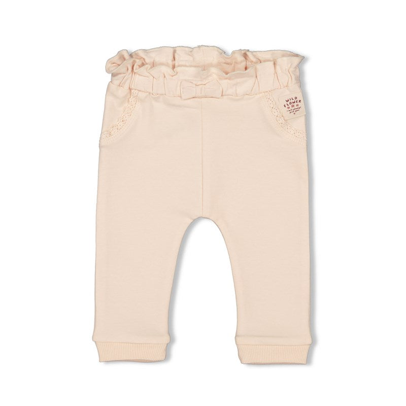 Pantallona roze /Trousers - Wild Flowers/Feetje