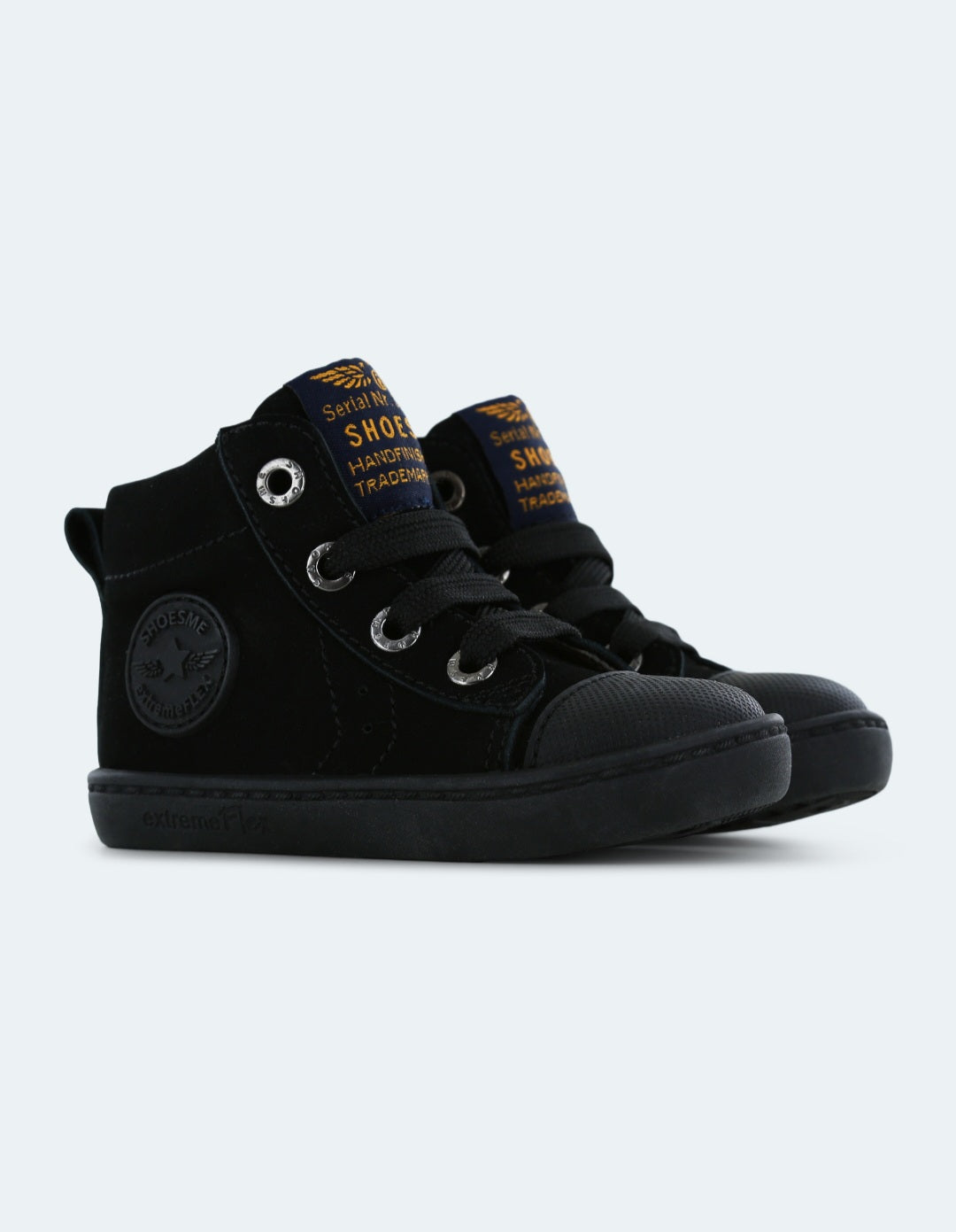 Këpucë te zeza me qafa/Extreme Flex Black -Shoesme