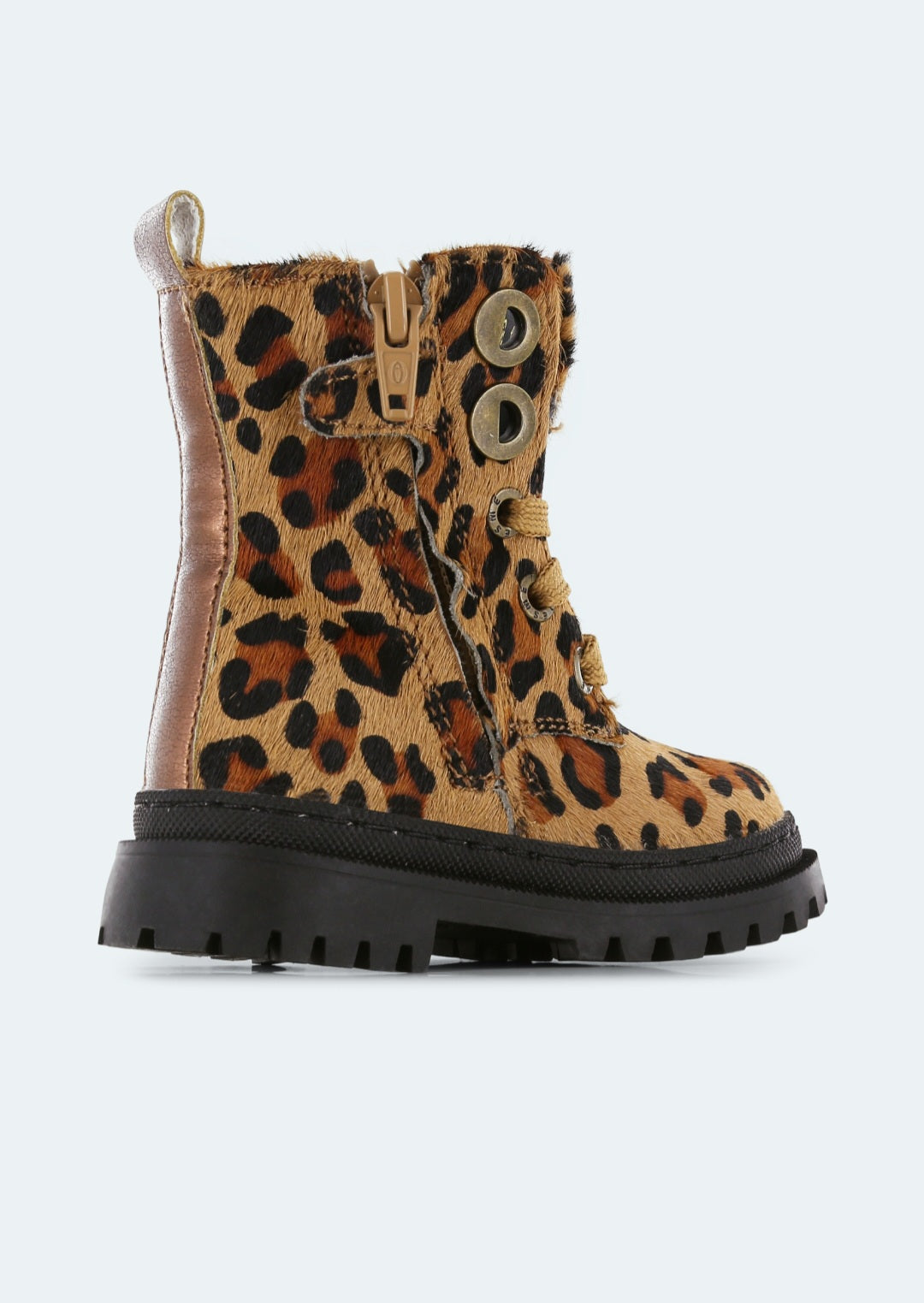 Çizme leopard/New tank brown panter- Shoesme