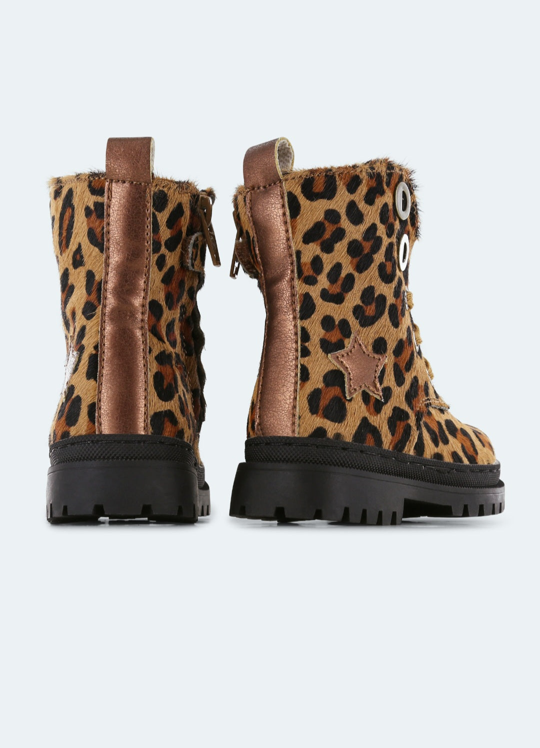 Çizme leopard/New tank brown panter- Shoesme