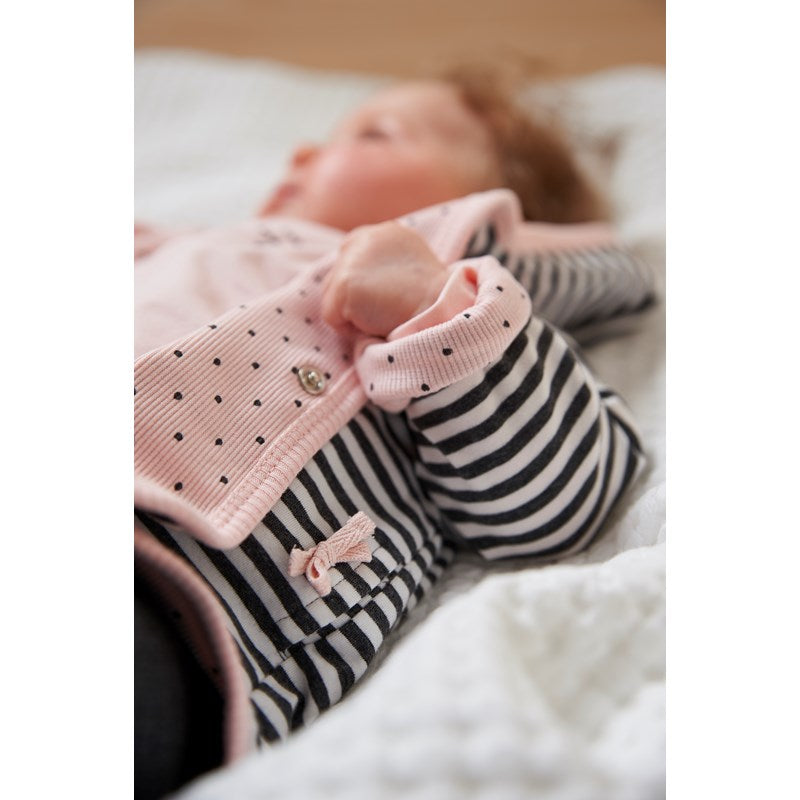 Xhaketë e kthyeshme me kapuç -Reversible jacket with hood - Dots/ Feetje