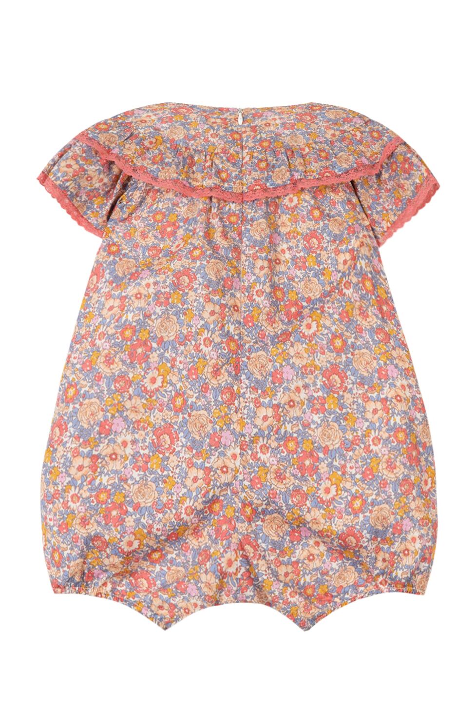 Kostum i shkurtër roz me lule/suit short pink fabric -Tartine et chocolat