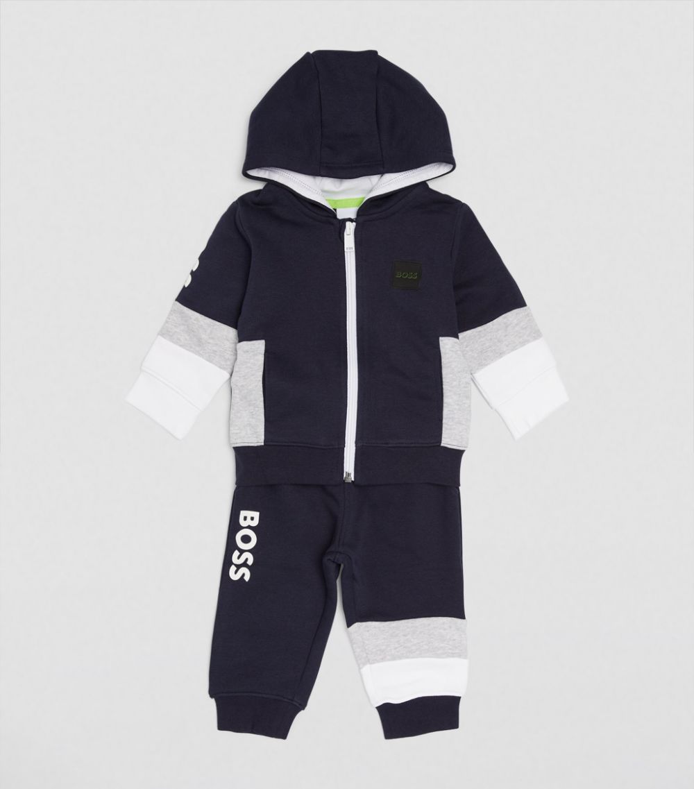 Kostum sportiv Hudi dhe tuta/Logo Hoodie and Sweatpants Set -Boss