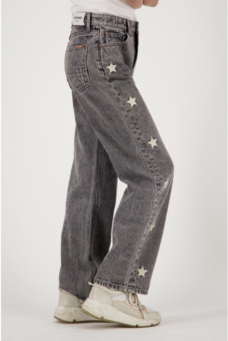 Pantallona me yje Cato/Cato star grey vintage-Vingino